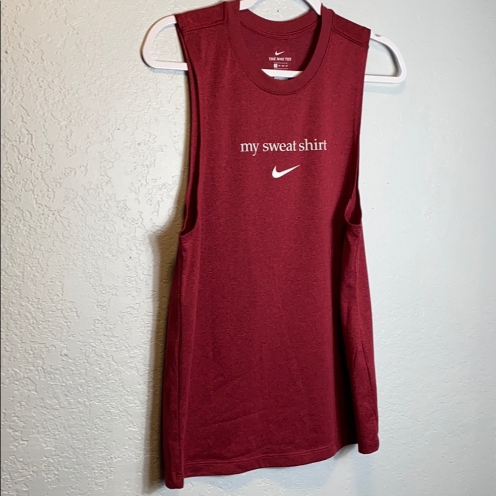 Nike Womens Shirt Sz XS Maroon Color